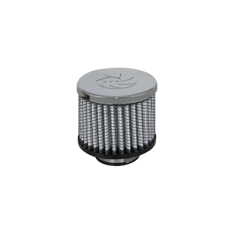 aFe 18-01381 1-3/8 IN F x 3 IN B x 3 IN T x 2-1/2 IN H - w/ Chrome Top Crankcase Vent Filter