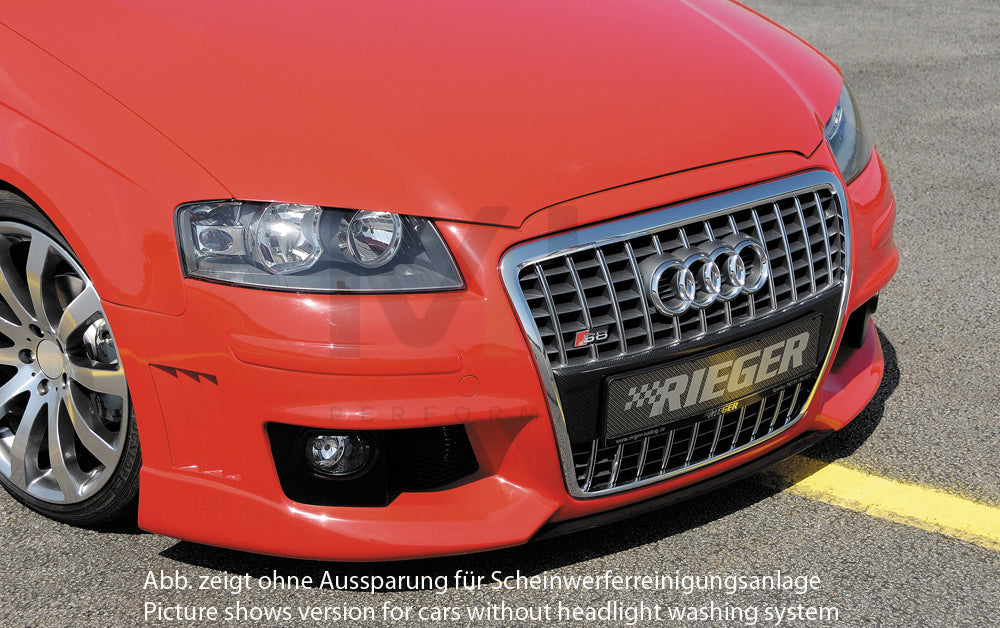 Rieger 00056744 Audi 8P A3 Front Bumper - R-Frame 3 | ML Performance UK Car Parts