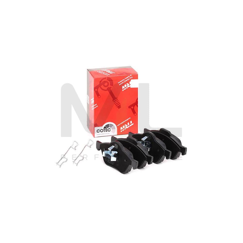 TRW Cotec Gdb1687 Brake Pad Set Not Prepared For Wear Indicator, With Accessories