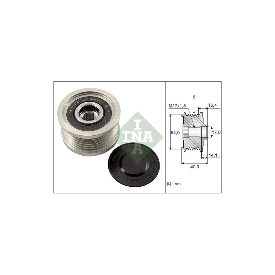 Ina 535 0112 10 Alternator Freewheel Clutch
