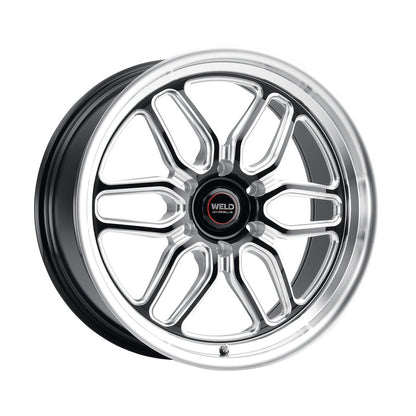 Weld S15370084P25 Laguna 6 Drag S153 Wheel 17x10 6x139.7 ET25 BS6.5 Gloss Black MIL - DIA