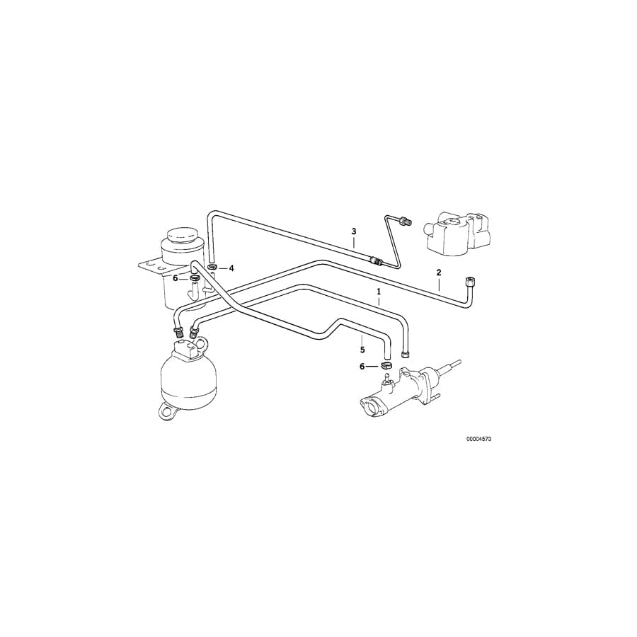 Genuine BMW 34301159751 E31 Pipe (Inc. 850Ci & 850CSi)