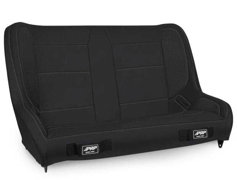 PRP Seats PRP  Jeep CJ-7/Wrangler YJ Elite Series Rear Bench- Black Vinyl