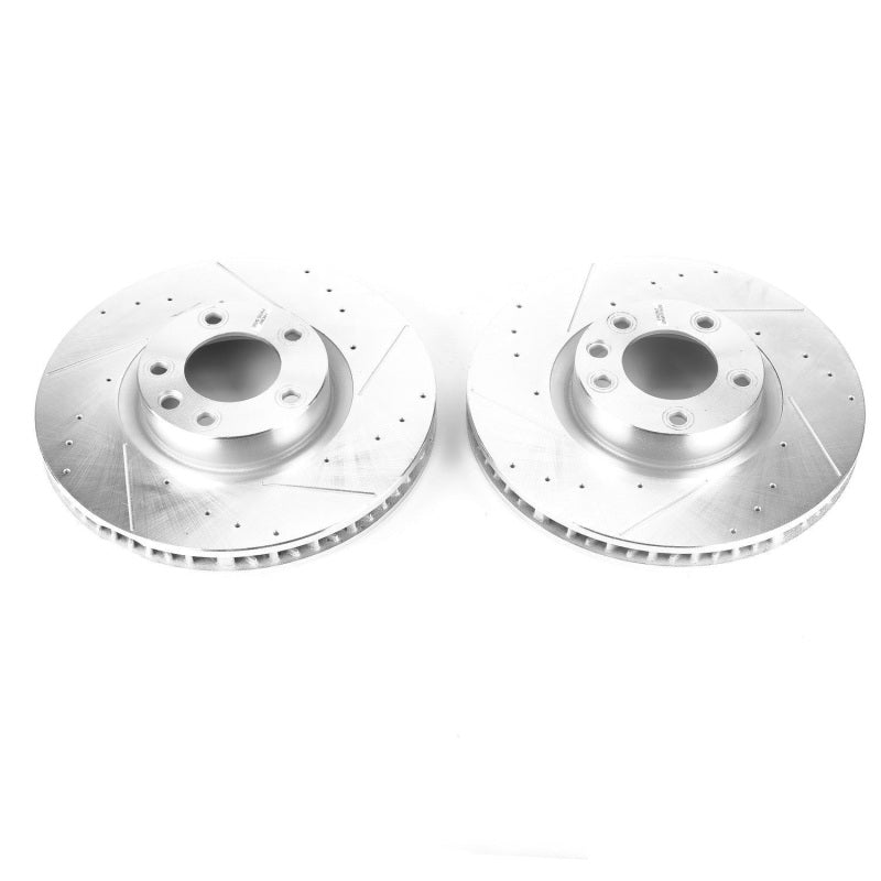 PowerStop Power Stop 11-18 Porsche Cayenne Front Evolution Drilled & Slotted Rotors - Pair