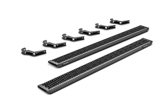 N-Fab Growler Fleet 07-18 Chevy/GMC 1500 / 08-10 Chevy/GMC 2500 Quad Cab - Cab Length - Tex. Black