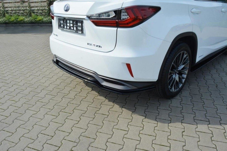 Maxton Design Lexus RX MK4 H Central Rear Splitter (without vertical bars)