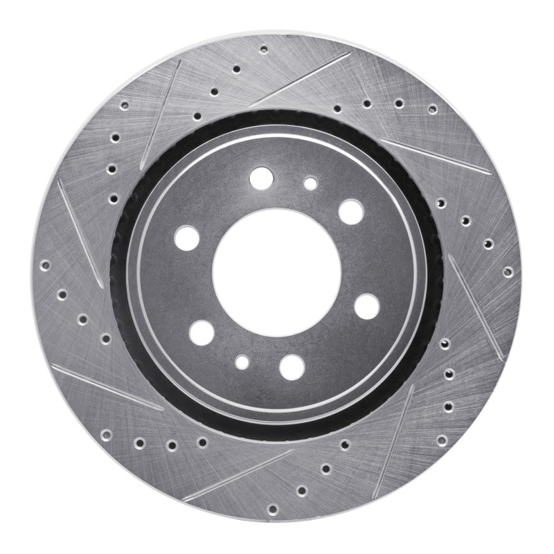 R1 Concepts R1 08-16 Nissan CABSTAR (Mexico) Front Left Drilled & Slotted Silver Brake Rotor