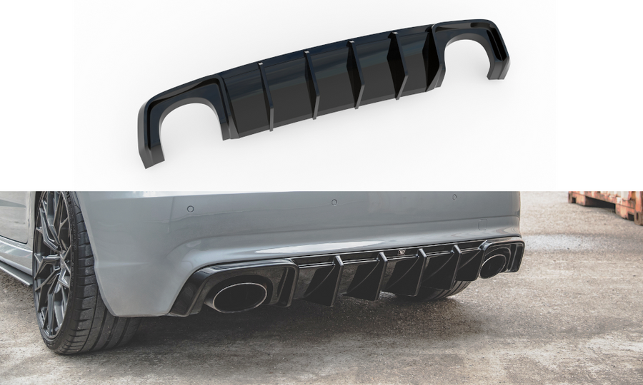 Maxton Design AU-RS3-8V-RS1T Rear Valance Audi RS3 8V Sportback | ML Performance UK Car Parts