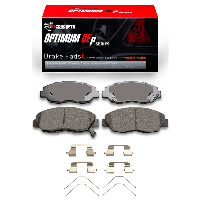R1 Concepts R1 1996-2015 Acura EL Front R1 Optimum OE Pads & Hardware Kit