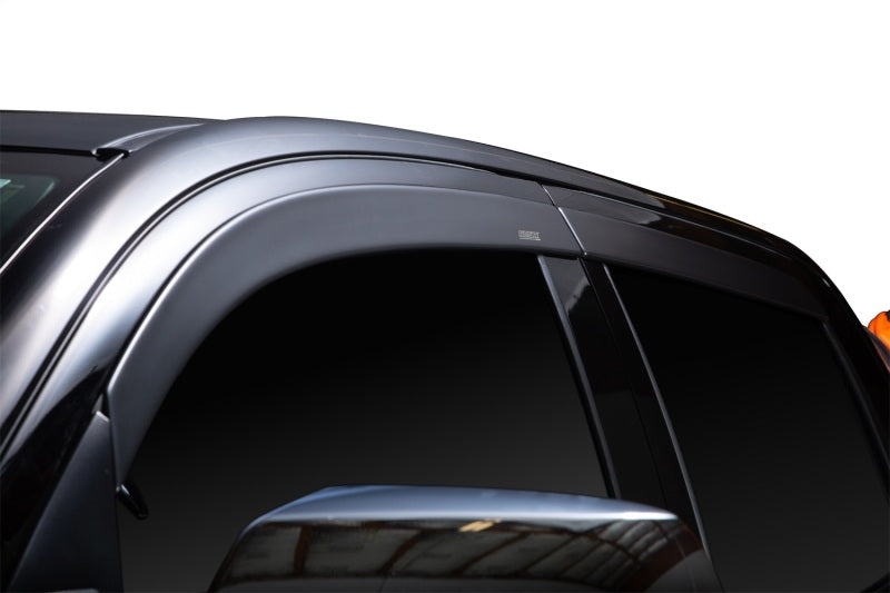 Husky Liners 07-21 Toyota Tundra CrewMax Ventvisor Low Profile 4pc - Matte Black