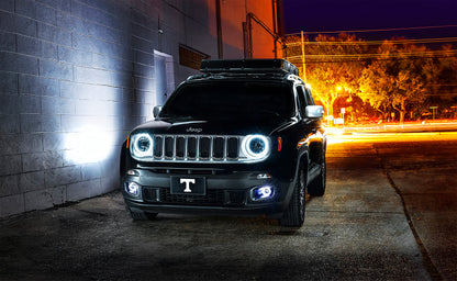 ORACLE Lighting Oracle Jeep Renegade 15-20 LED Fog Halo Kit - ColorSHIFT