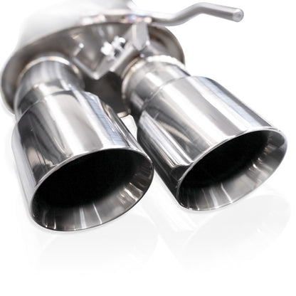 Stainless Works 2024 Mustang GT Catback Quad Tips Redline Sound H-Pipe Factory Connect Exhaust