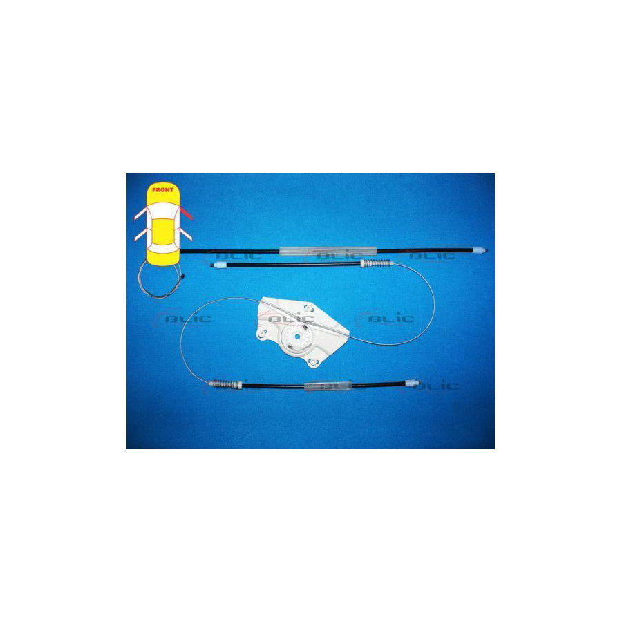 Blic 6205-01-025806P Repair Set, Window Regulator for VW New Beetle Hatchback (9C1, 1C1)