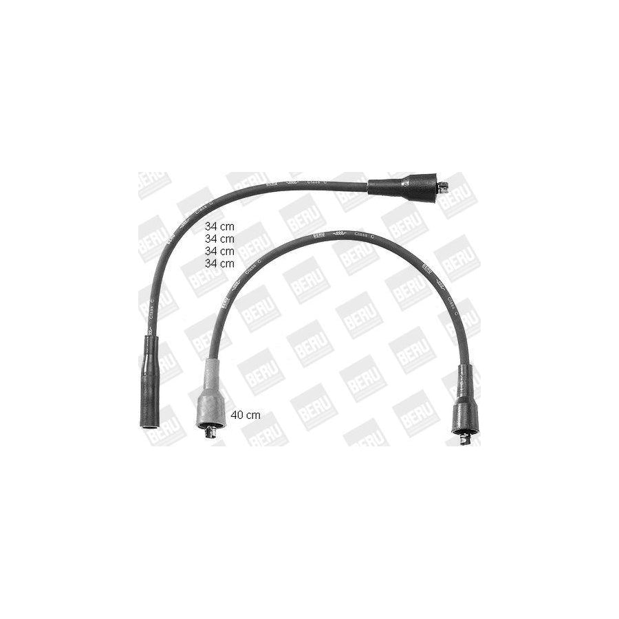 Beru Pro757 Ignition Cable Kit for Renault 4