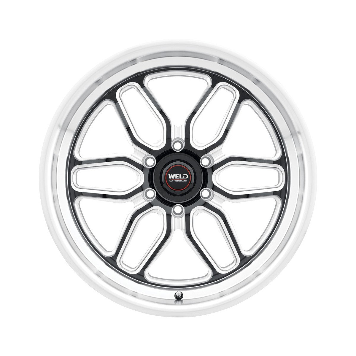 Weld S15309581P35 Laguna 6 Drag S153 Wheel 20x9.5 6x127 ET35 BS6.625 Gloss Black MIL - DIA