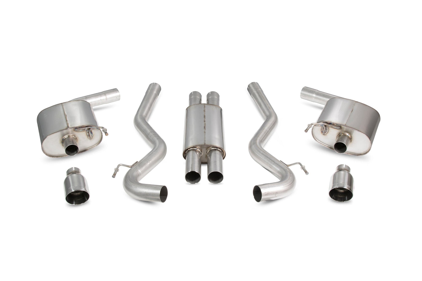 Scorpion SFD086 Ford Mustang 5.0 V8 GT Resonated Cat-Back System | ML Performance UK UK
