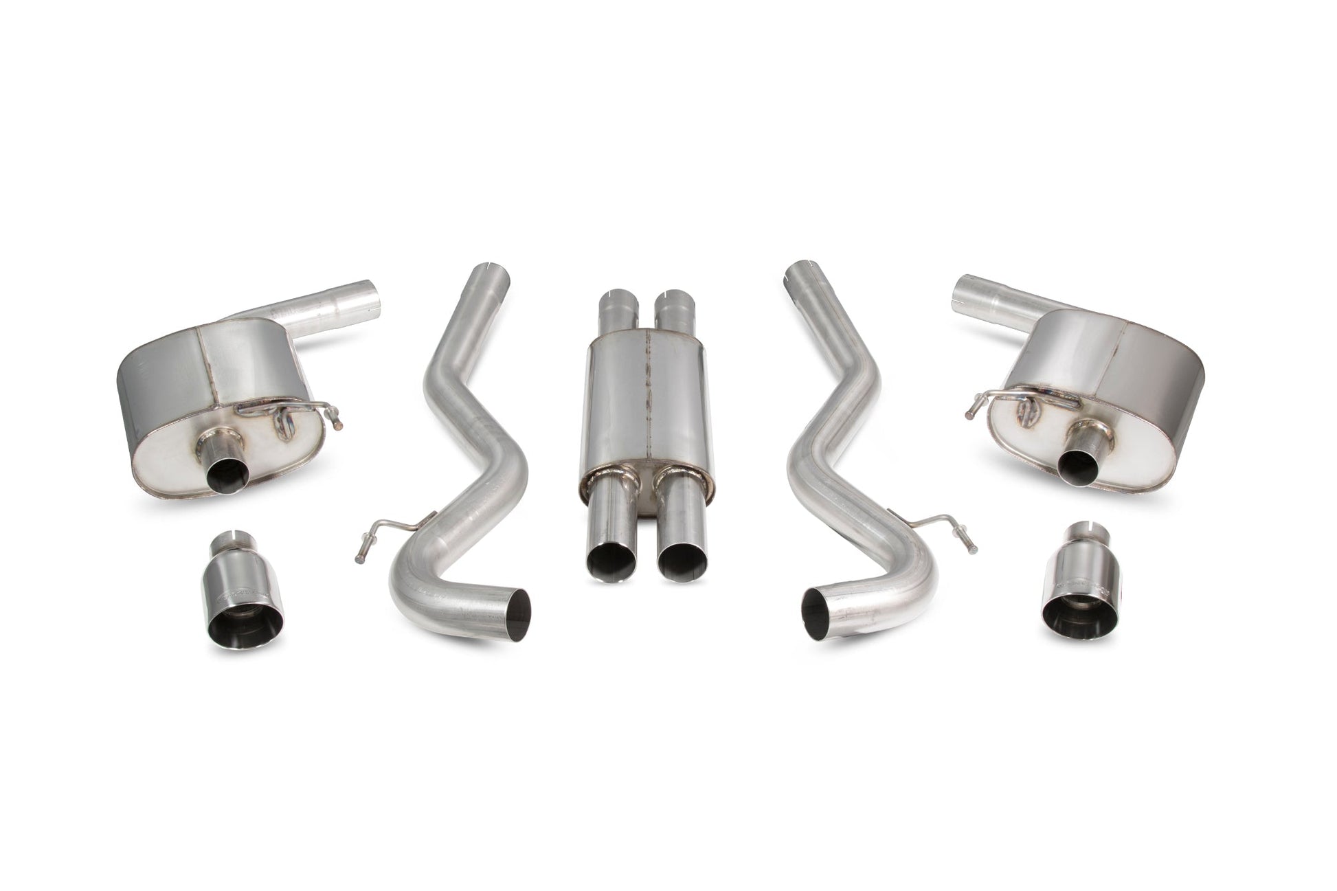 Scorpion SFD086 Ford Mustang 5.0 V8 GT Resonated Cat-Back System | ML Performance UK UK