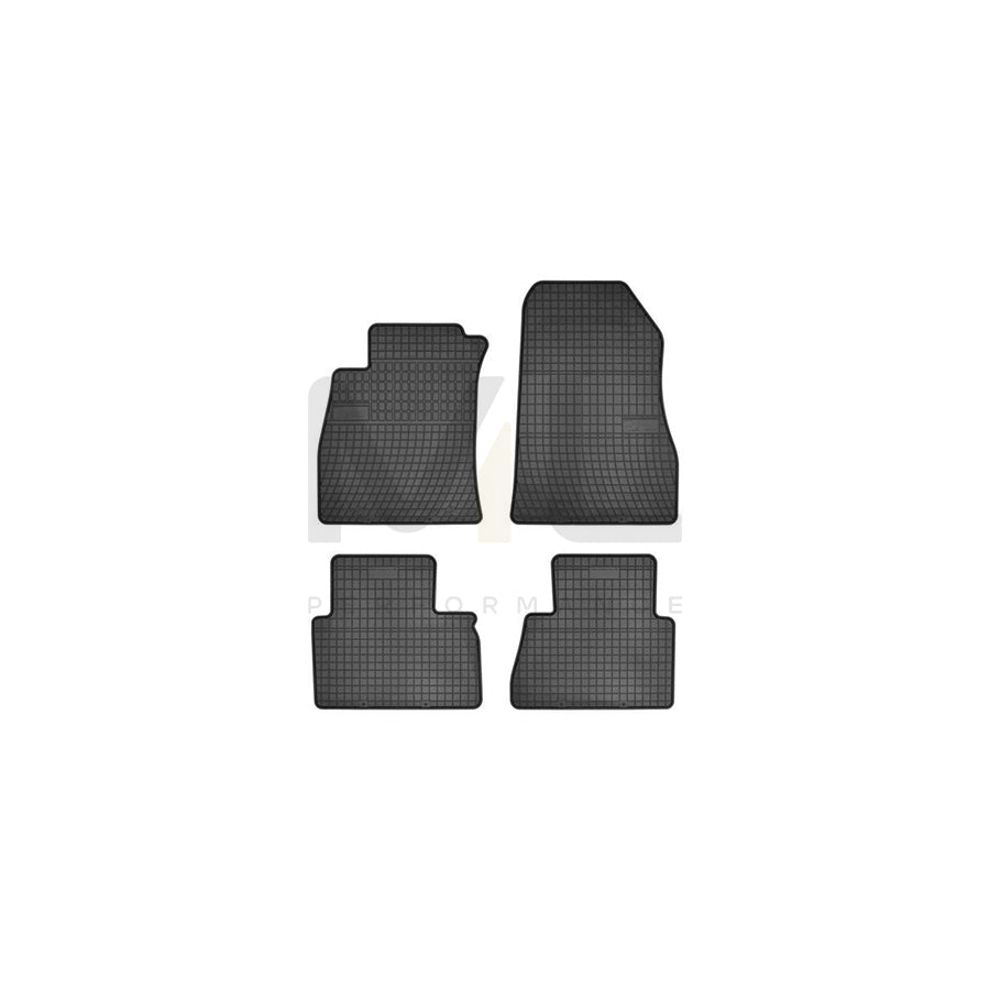 FROGUM Tailored 0452 Floor mat set for NISSAN Juke (F15) Elastomer, Front and Rear, Quantity: 4, Black, (LHD)