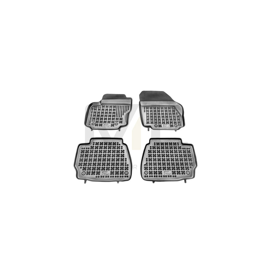 REZAW PLAST Tailored 200605 Floor mat set for FORD MONDEO Elastomer, Front and Rear, Quantity: 4, Black