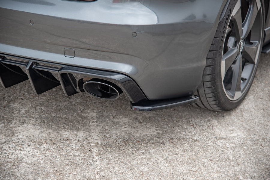 Maxton Design Audi RS3 8V Sportback Rear Side Splitters V.2