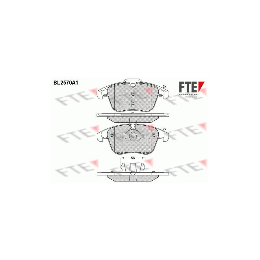 FTE 9010821 Brake Pad Set