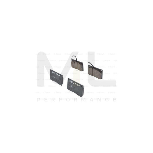 Bosch 0986460932 Brake Pad Set Incl. Wear Warning Contact, With Mounting Manual BP502 | ML Performance Car Parts