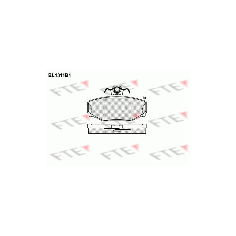 FTE Bl1311B1 Brake Pad Set