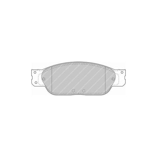 Ferodo Sl FSL1485 Brake Pad Set Not Prepared for Wear Indicator