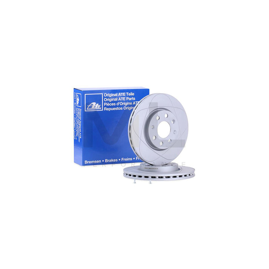 ATE PowerDisc 24.0322-0231.1 Brake Disc Vented, Coated, with bolts/screws  - 1 piece