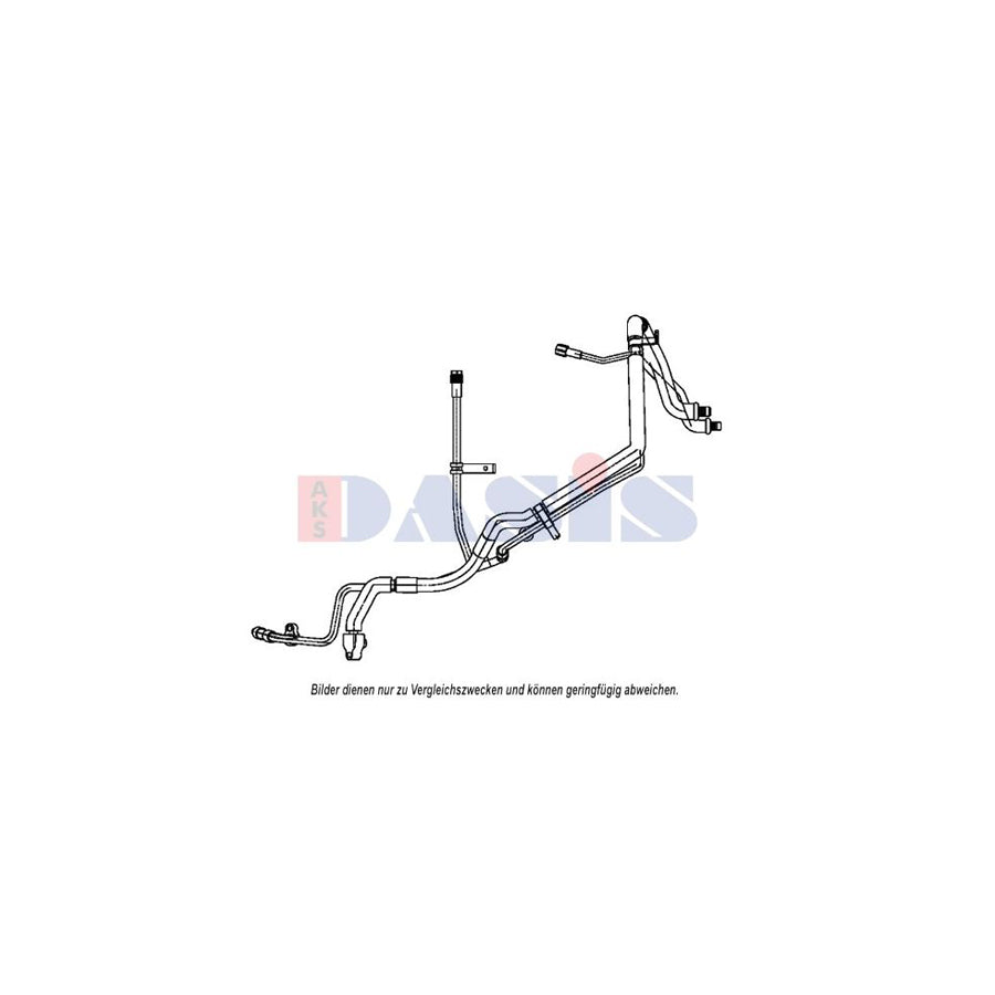 AKS Dasis 885882N High- / Low Pressure Line, Air Conditioning for Ford Transit Mk6 Minibus (V347, V348)