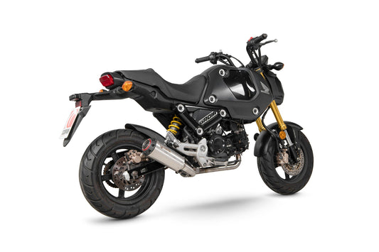 Scorpion PHA199SYSSEO Honda MSX 125 Red Power Full System - Brushed Stainless Steel Sleeve | ML Performance UK UK
