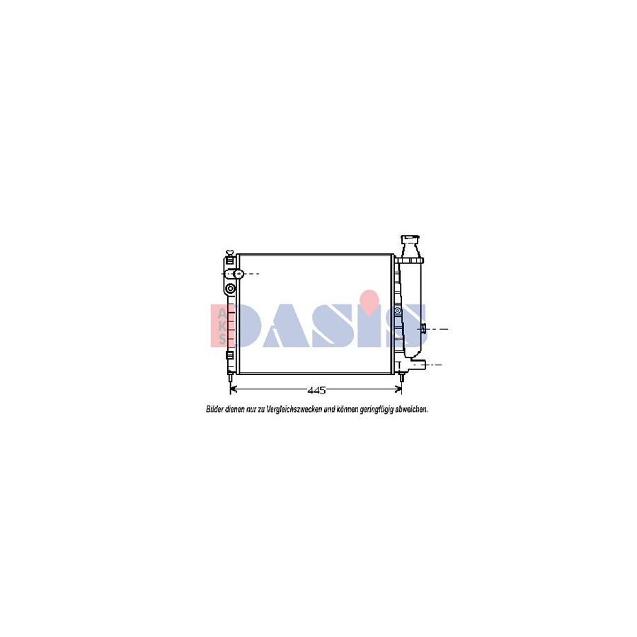 AKS Dasis 077012N Intercooler for Nissan X-Trail (T31)