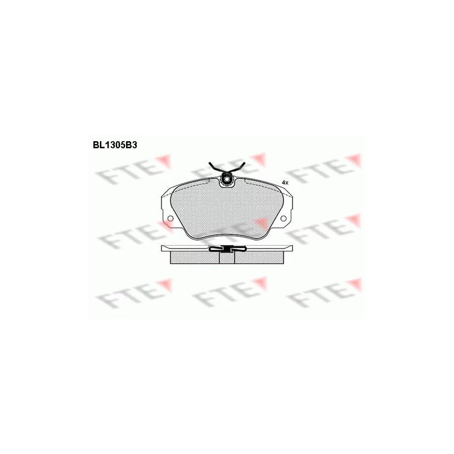 FTE Bl1305B3 Brake Pad Set