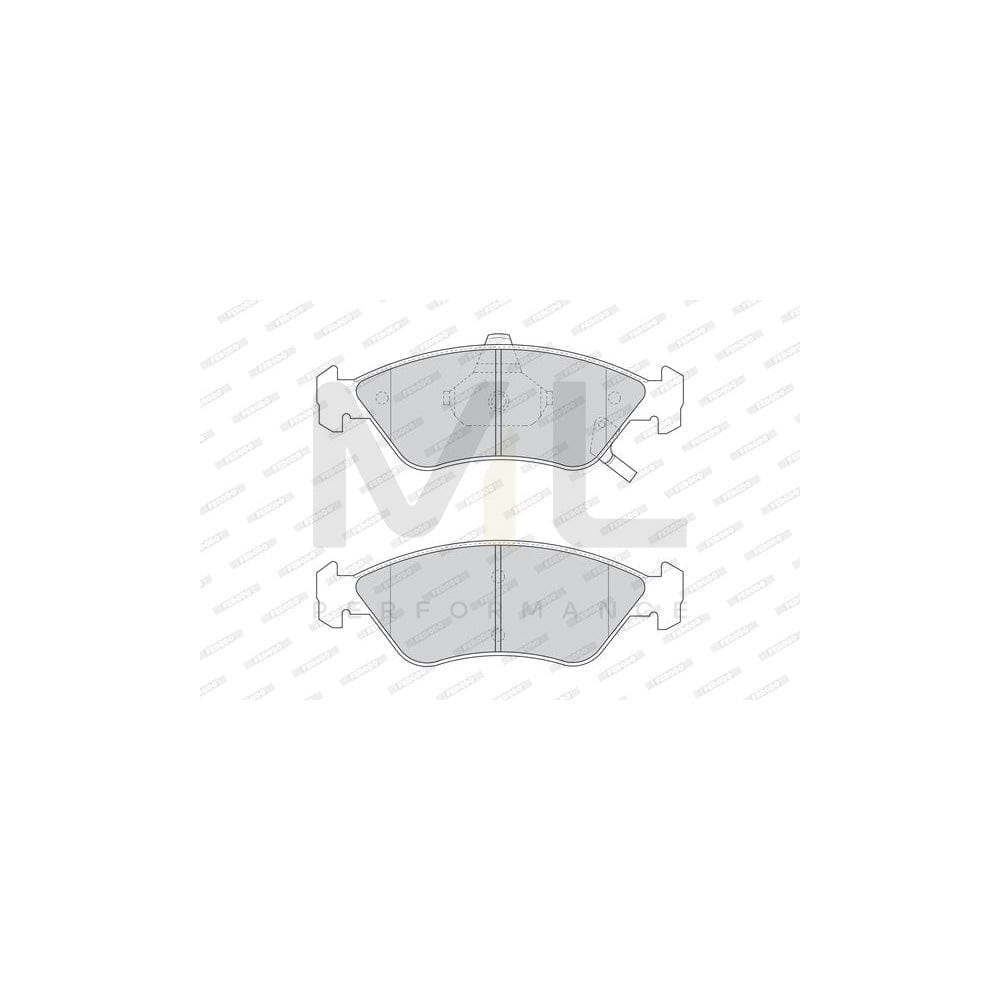 Ferodo Premier FDB1125 Brake Pad Set for Kia Clarus With Acoustic Wear Warning, With Piston Clip