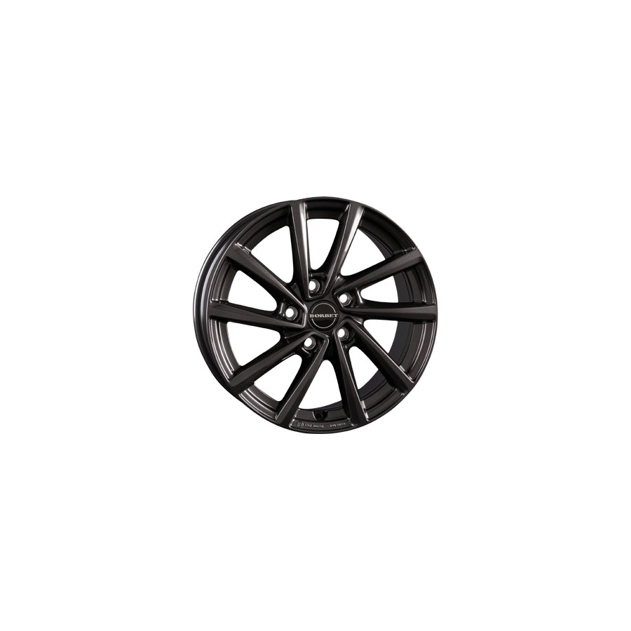 Borbet V 7x16 ET52 V 70652112566,6MAG Mistral Anthracite Glossy Wheel