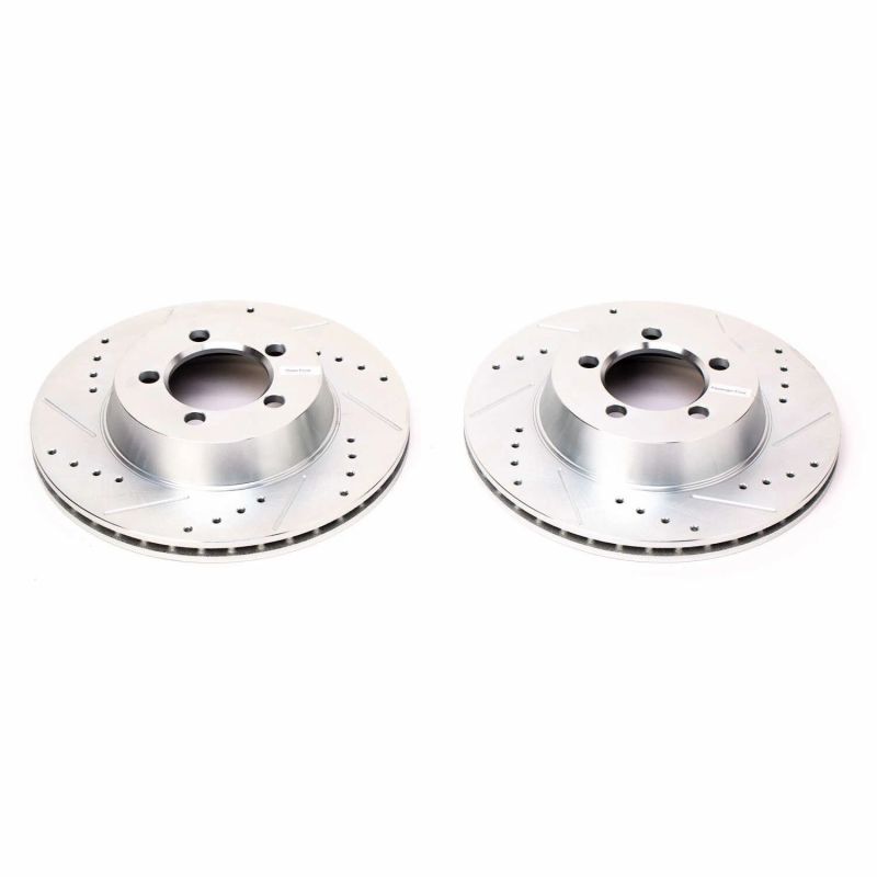 PowerStop Power Stop 67-72 Dodge Dart Front Evolution Drilled & Slotted Rotors - Pair