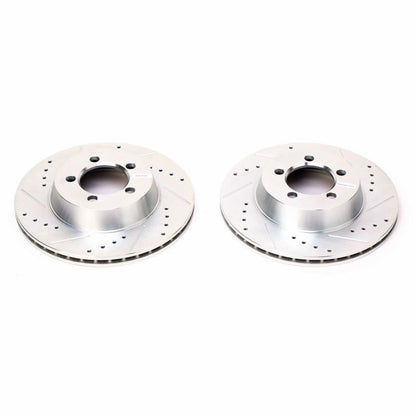 PowerStop Power Stop 67-72 Dodge Dart Front Evolution Drilled & Slotted Rotors - Pair