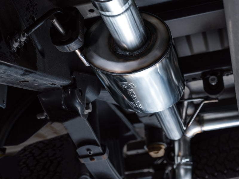 AWE Tuning 2021+ Ford F150 Tremor w/ Bumper Cutouts 0FG Non-Resonated Cat-Back w/ Chrome Silver Tips