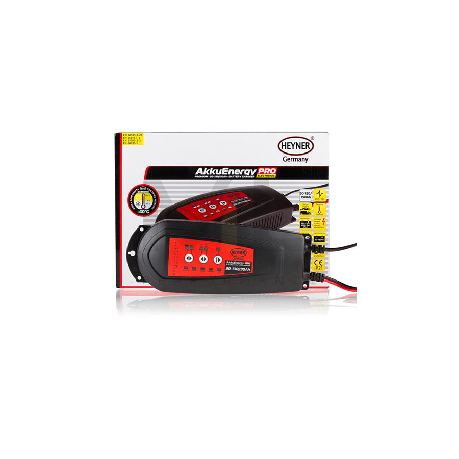 HEYNER AkkuEnergy Pro 927130 Battery Charger portable, trickle charger, 6.5-3.5A, 12V, 190Ah