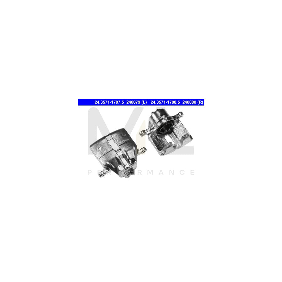 ATE 24.3571-1708.5 Brake Caliper without holder