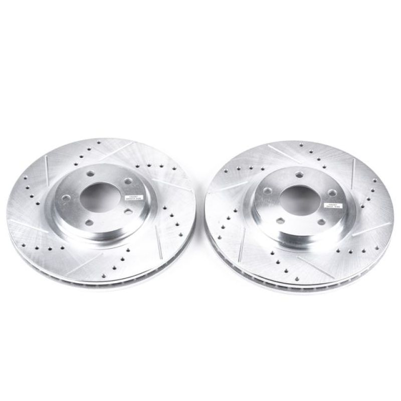 PowerStop Power Stop 03-05 Infiniti FX35 Front Evolution Drilled & Slotted Rotors - Pair