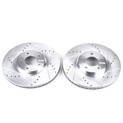 PowerStop Power Stop 03-05 Infiniti FX35 Front Evolution Drilled & Slotted Rotors - Pair