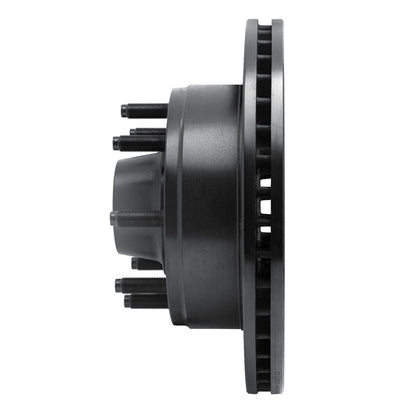 R1 Concepts R1 80-85 Ford F-250 2WD (Excl Super Duty) Front Left Drilled & Slotted Black Brake Rotor