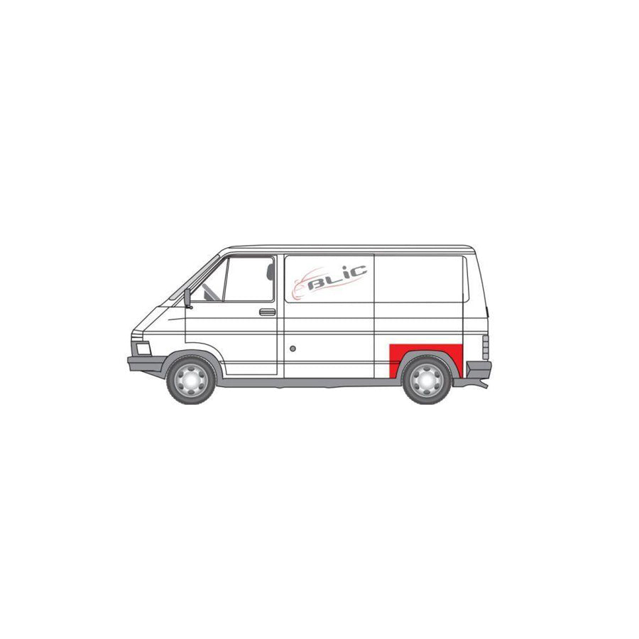 Blic 6504-03-6061591P Sidewall for Renault Trafic