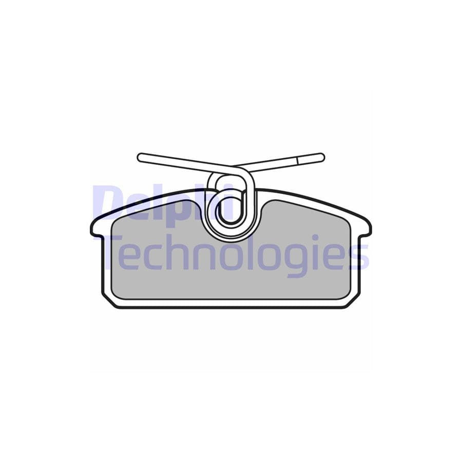 Delphi Lp3150 Brake Pad Set For Renault Twizy (Mam_)