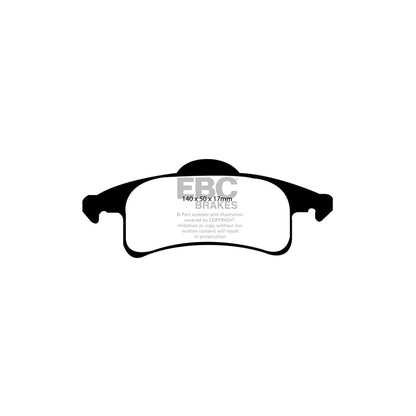 EBC DP1606 Jeep Grand Cherokee Ultimax Rear Brake Pads - ATE Caliper 2 | ML Performance UK Car Parts