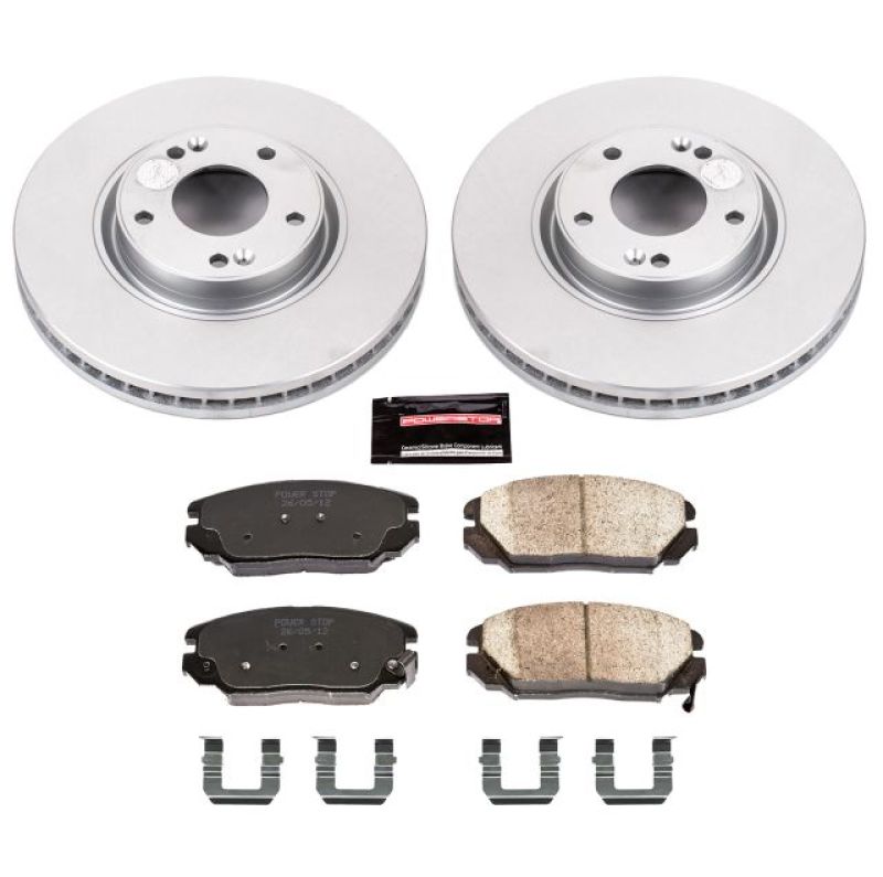 PowerStop Power Stop 06-11 Hyundai Azera Front Z17 Evolution Geomet Coated Brake Kit