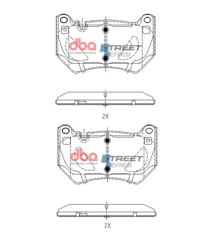 DBA 2017+ Audi Q5 TDB TFSi (FY) Street Series Front Brake Pads