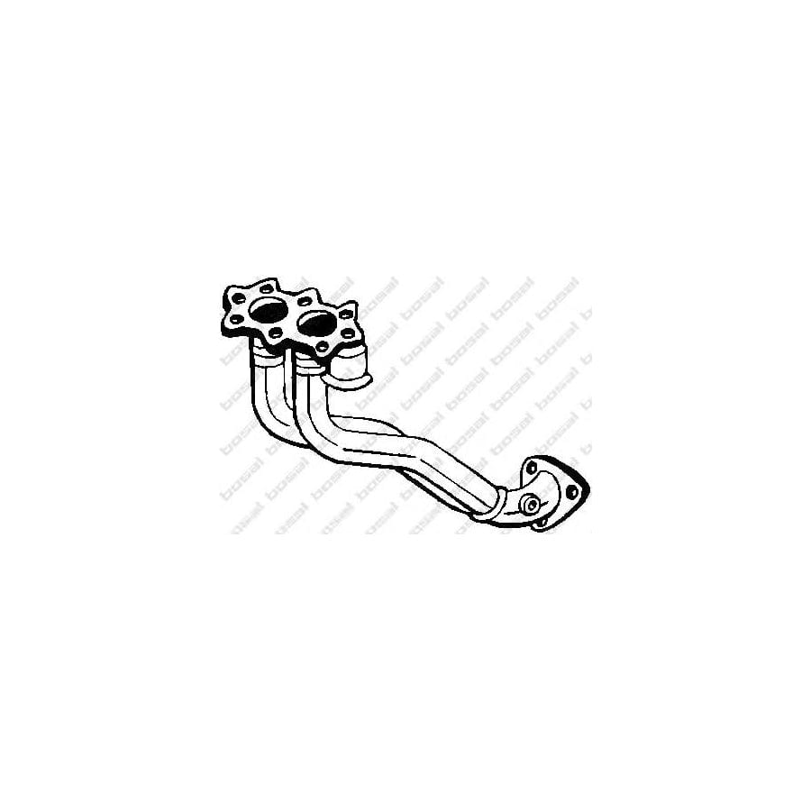 Bosal 753-387 Exhaust Pipe for VW Golf III Hatchback (1H1)