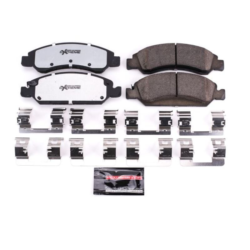 PowerStop Power Stop 2008 Chevrolet Avalanche Front Z36 Truck & Tow Brake Pads w/Hardware